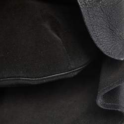 Pre Owned حقيبة هوبو إيف سان لوران ريف غوش مومباسا جلد أسود 