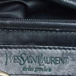 Pre Owned حقيبة هوبو إيف سان لوران ريف غوش مومباسا جلد أسود 