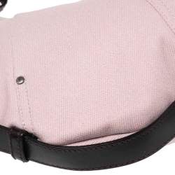 Pre Owned Yves Saint Laurent Pink Fabric Mombasa Hobo