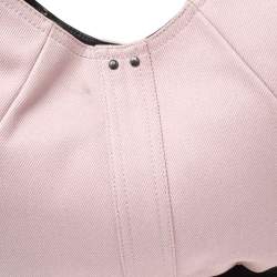 Pre Owned Yves Saint Laurent Pink Fabric Mombasa Hobo