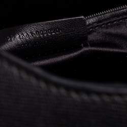 Pre Owned Yves Saint Laurent Black Leather Medium Cabas Y-Ligne Tote