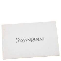 مملوكة مسبقًا Yves Saint Laurent Dark Blue Leather Belle De Jour Clutch