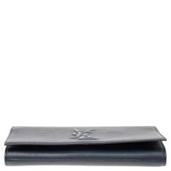 مملوكة مسبقًا Yves Saint Laurent Dark Blue Leather Belle De Jour Clutch