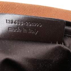 مملوكة مسبقًا Yves Saint Laurent Brown Canvas and Velvet Drawstring Kahala Tote