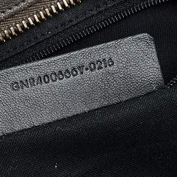 Pre Owned Yves Saint Laurent Grey Leather Small Cabas Chyc Tote