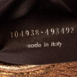 Pre Owned Yves Saint Laurent Bronze Leather Mombasa Horn Hobo