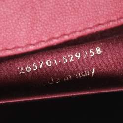 مملوكة مسبقًا حقيبة كلتش إيف سان لوران واي- لين جلد أحمر