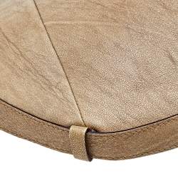 Pre Owned Yves Saint Laurent Beige Leather Vincennes Mombasa Hobo