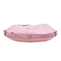 Pre Owned Yves Saint Laurent Pink Canvas And Leather Vincennes Mombasa Hobo