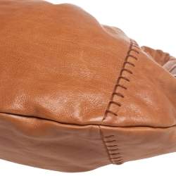 Yves Saint Laurent Tan Leather Vincennes Mombasa Hobo