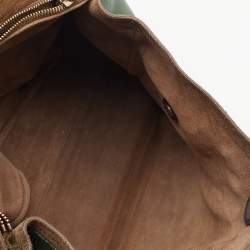 Yves Saint Laurent Multicolor Leather And Suede Muse Two Top Handle Bag