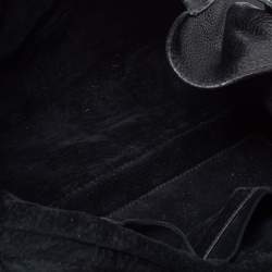 Pre Owned Yves Saint Laurent Black Soft Leather Montmartre Bag