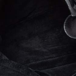 Pre Owned Yves Saint Laurent Black Soft Leather Montmartre Bag