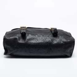 Pre Owned Yves Saint Laurent Black Soft Leather Montmartre Bag