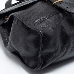 Pre Owned Yves Saint Laurent Black Soft Leather Montmartre Bag