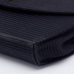 Pre Owned حقيبة كتف إيف سان لوران قماش أسود