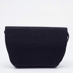 Pre Owned حقيبة كتف إيف سان لوران قماش أسود