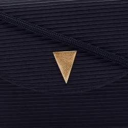 Pre Owned حقيبة كتف إيف سان لوران قماش أسود