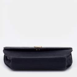 Pre Owned حقيبة كتف إيف سان لوران قماش أسود