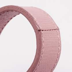 Pre Owned حقيبة بقلاب إيف سان لوران شيك جلد وردي متوسطة