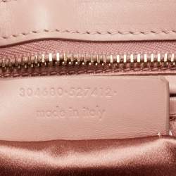 Pre Owned حقيبة يد توتس إيف سان لوران واي لاين كاباس جلد وردي فاتح صغيرة