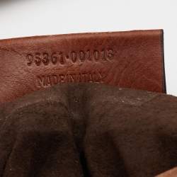 Pre Owned حقيبة هوبو إيف سان لوران مومباسا هورن جلد بني