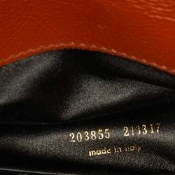 مملوكة مسبقًا Yves Saint Laurent Rust Patent Leather Belle De Jour Flap Clutch