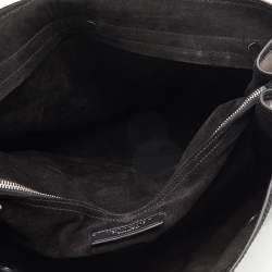 Pre Owned Yves Saint Laurent Tri Color Leather Large Muse Two Top Handle Bag