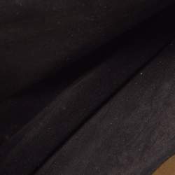 Pre Owned Yves Saint Laurent Black Leather Flap Top Handle Bag