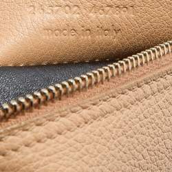 Pre Owned Yves Saint Laurent Brown/Beige Leather Neo Reversible Tote