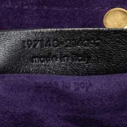 Yves Saint Laurent Multicolor Croc Embossed Leather and Suede Large Muse Two Top Handle Bag