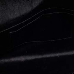 Pre Owned Yves Saint Laurent Black Patent Leather Belle De Jour Clutch