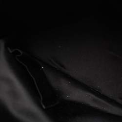 Pre Owned حقيبة سان لوران موس جلد لامع بني كبيرة 