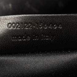 Pre Owned حقيبة سان لوران موس جلد لامع بني كبيرة 