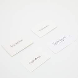 Pre Owned Yves Saint Laurent Pale Blue Leather Medium Cabas Chyc Tote