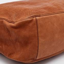Yves Saint Laurent Tan Leather Roady Hobo