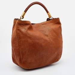 Yves Saint Laurent Tan Leather Roady Hobo