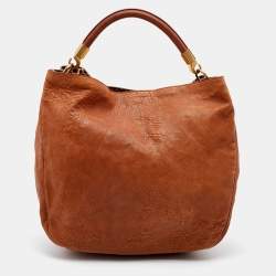 Yves Saint Laurent Tan Leather Roady Hobo