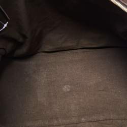 Pre Owned حقيبة سان لوران باريس Y كاباس تشيك جلد أزرق مخضر كبيرة