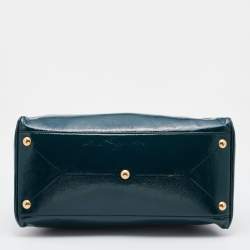 مملوكة مسبقًا Yves Saint Laurent Green Patent Leather Medium Majorelle Satchel