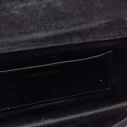 Pre Owned Yves Saint Laurent Black Patent Leather Belle De Jour Clutch