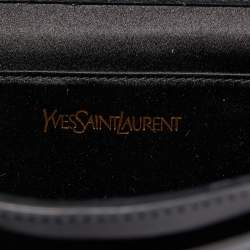Pre Owned Yves Saint Laurent Black Patent Leather Belle De Jour Clutch