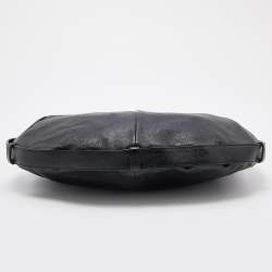 Pre Owned Yves Saint Laurent Black Leather Mombasa Hobo