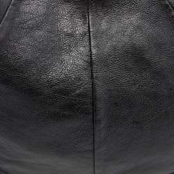 Pre Owned Yves Saint Laurent Black Leather Mombasa Hobo