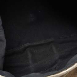 Pre Owned Yves Saint Laurent Gold Textured Leather Easy Y Satchel