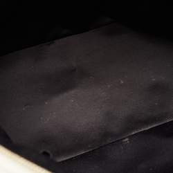 Yves Saint Laurent Off-White Leather Oversized Muse Bag