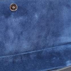 Pre Owned Yves Saint Laurent Deep Green Patent Leather Belle De Jour Flap Clutch