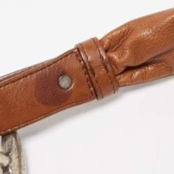 مملوكة مسبقًا Yves Saint Laurent Brown Leather Pleated Hobo