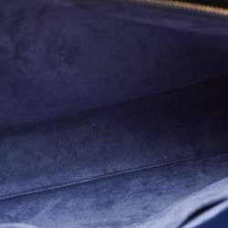 Pre Owned حقيبة يد سان لوران باريس ساك دو جور متوسطة جلد أسود