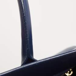 Pre Owned حقيبة يد سان لوران باريس ساك دو جور متوسطة جلد أسود